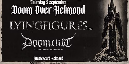 LIVE: DOOM OVER HELMOND: Lying Figures (FR) + Doomcult (Album release show) — muziek in Helmond
