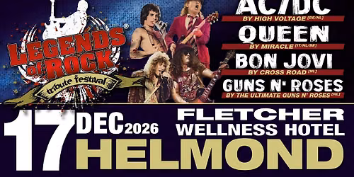 LEGENDS of ROCK Tribute Festival | FLETCHER Wellness-Hotel in Helmond in Helmond